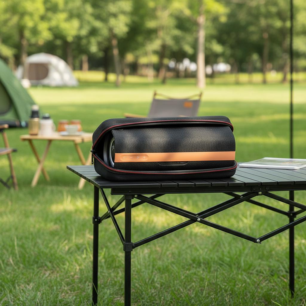 Xiaomi Travel Accessories - ハードトラベルケース Xiaomi サウンドパーティー Bluetooth スピーカーポータブル収納バッグ保護ボックスキャリングカバーシェルジッパー付き