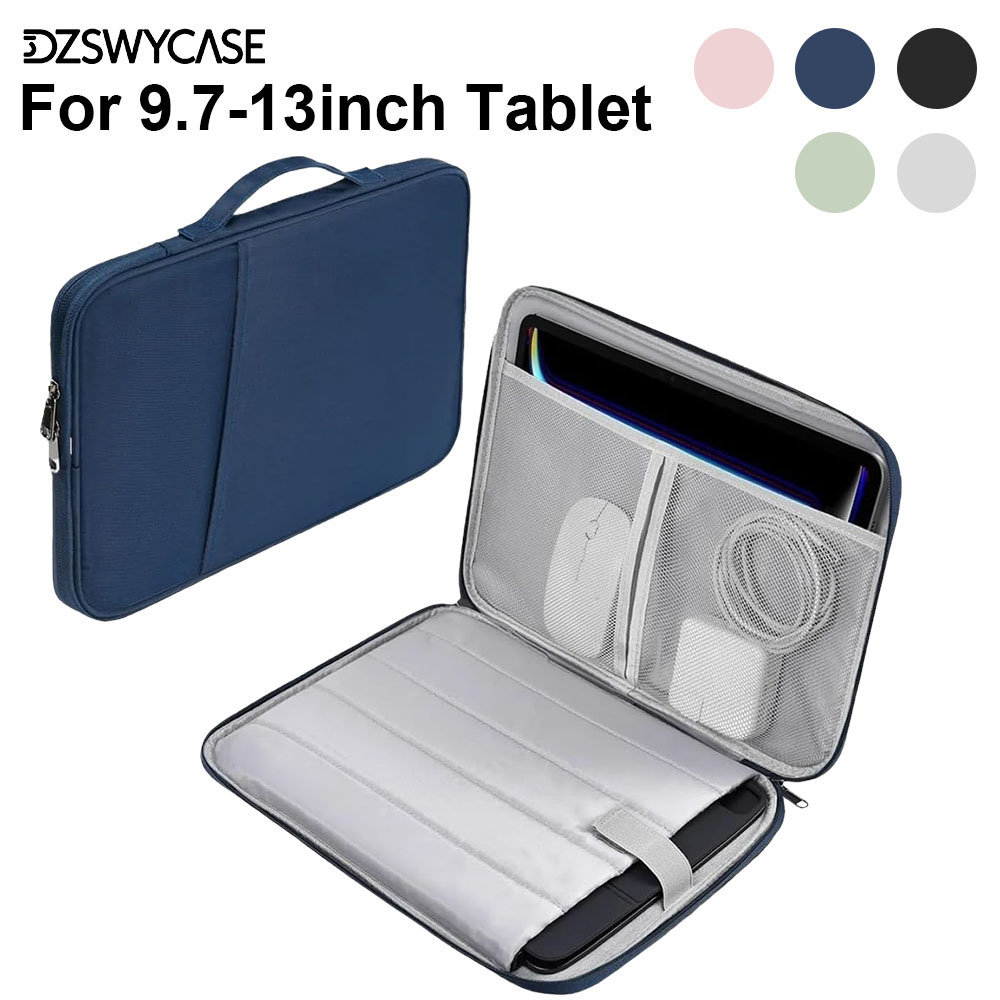 Xiaomi Travel Accessories - タブレットスリーブキャリングケース iPad 9.7-13インチタブレット Samsung XiaoMi Lenovo用、パッド入り保護防水バッグ