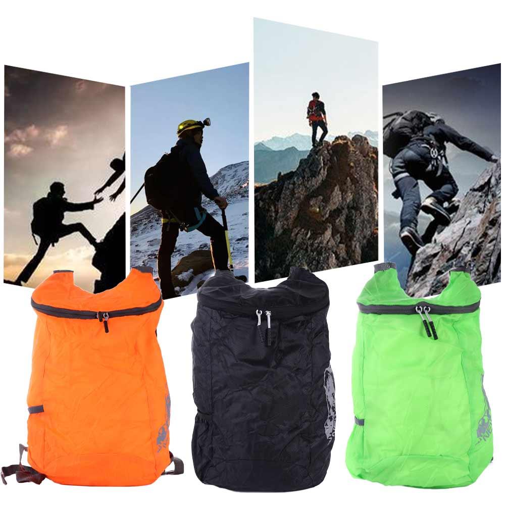 Packable Daypack Foldable - 軽量ハンドルバッグ ハイキング パッカブル キャンプ 大容量 アウトドア