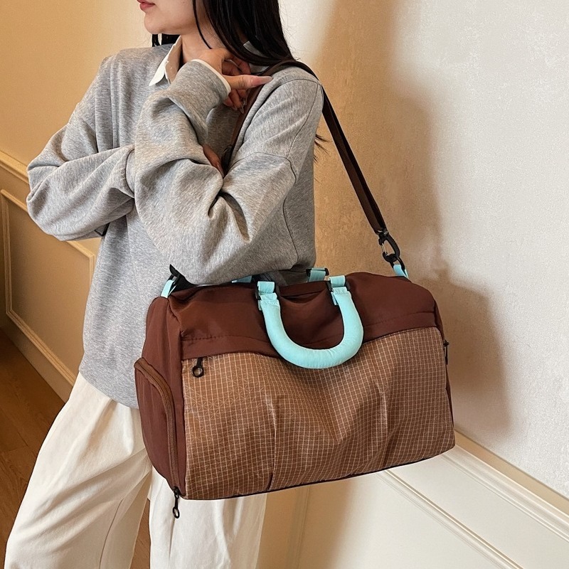 Shoe Bag Travel - 短距離旅行用軽量バッグ、多機能アウトドアスポーツ専用シューズコンパートメント付きポータブル収納バッグ