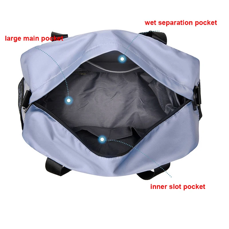 大型フィットネスバッグスポーツハンドバッグ女性ドライウェット - Shoe Bag Travel のレビューと価格