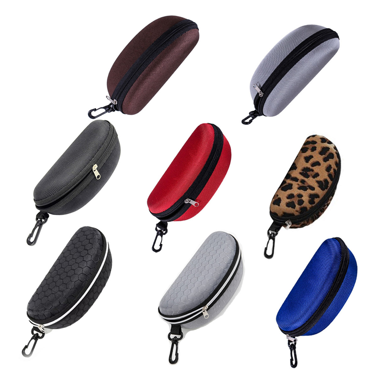 保護ハードシェルメガネケースポータブルジッパー収納ボックスカ - Travel Reading Accessories のレビューと価格