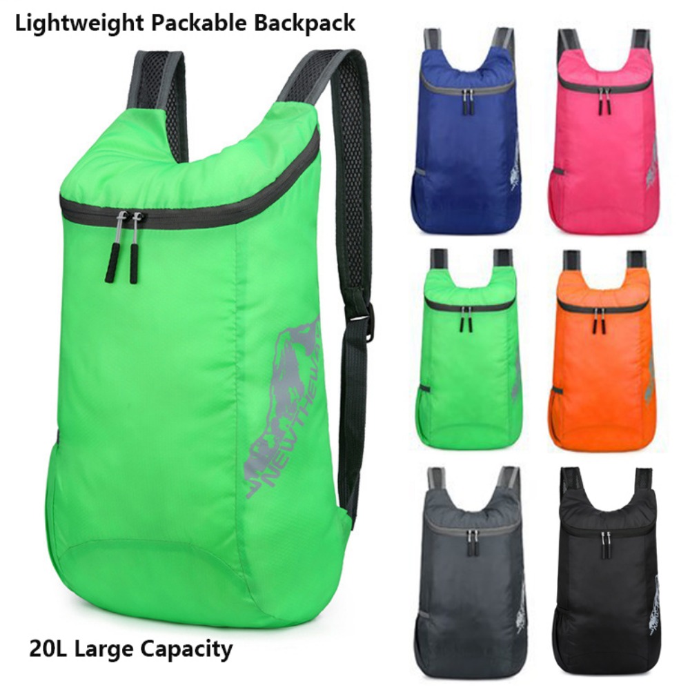 20L パッカブルバックパック 軽量大容量 折りたたみ式 ア - Packable Daypack Foldable のレビューと価格
