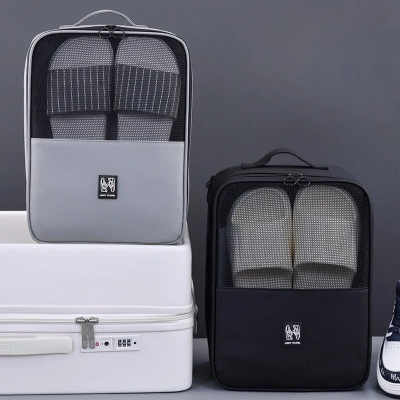 旅行用靴収納バッグ 吊り下げ式オーガナイザー 家庭用 リビン - Shoe Bag Travel のレビューと価格