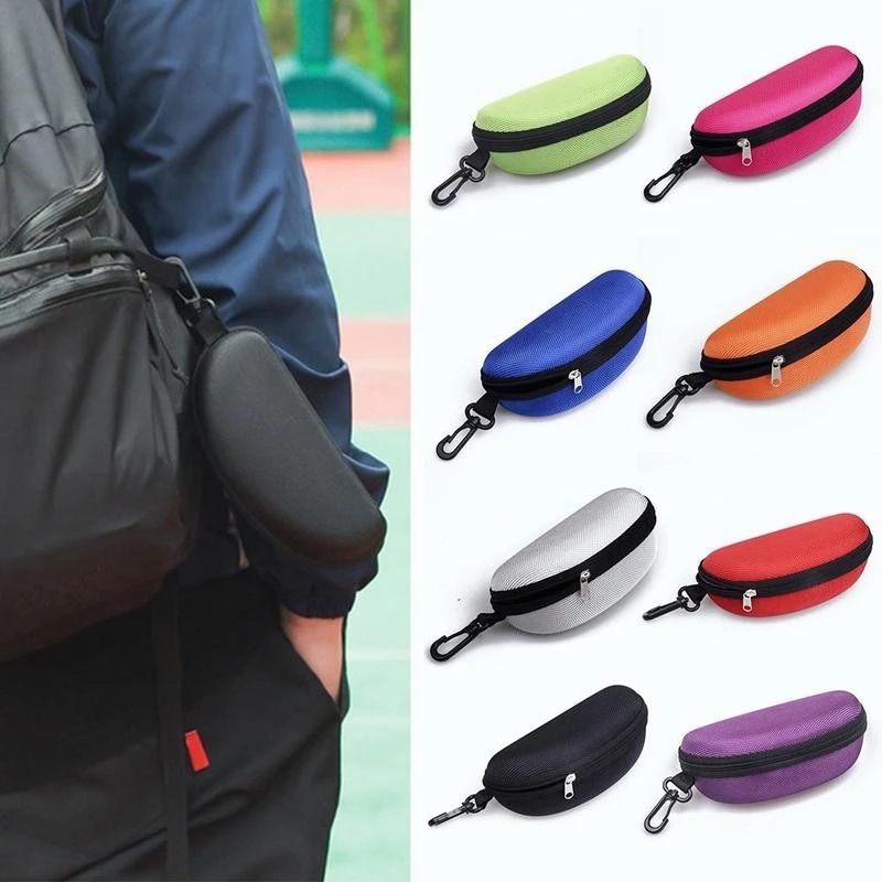 ユニセックスフック付きポータブル保護ジッパー,眼鏡,収納ボッ - Travel Reading Accessories のレビューと価格