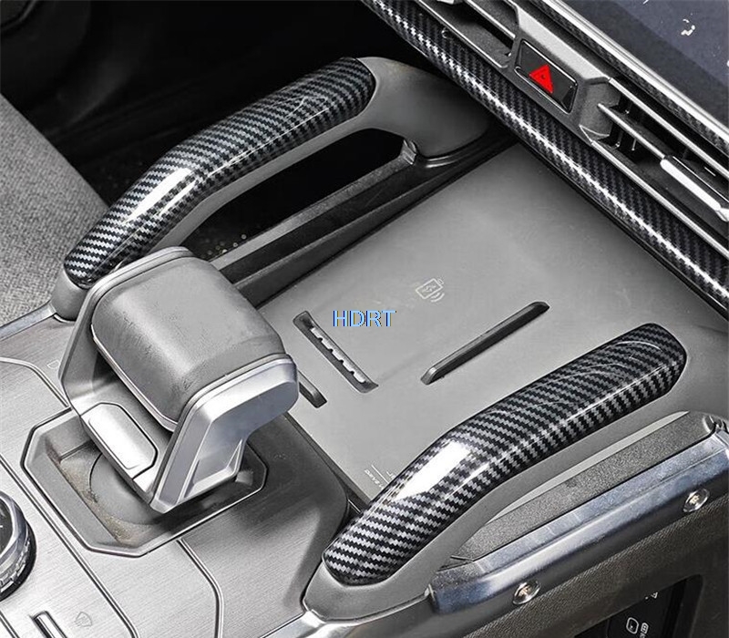 カーボンファイバー製室内キット,中央制御,シフトヘッド,車用 - Travel Reading Accessories のレビューと価格