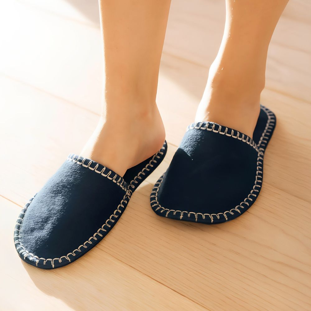 1セット6足入り使い捨てフェルトスリッパセット＆スターフェル - Shoe Bag Travel のレビューと価格