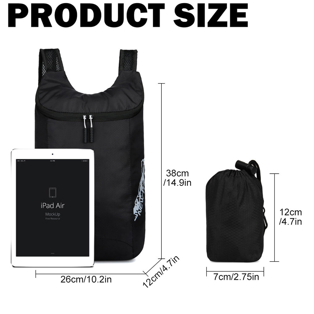 1 個のハイキングバックパック、防水性と耐摩耗性の軽量バック - Packable Daypack Foldable のレビューと価格