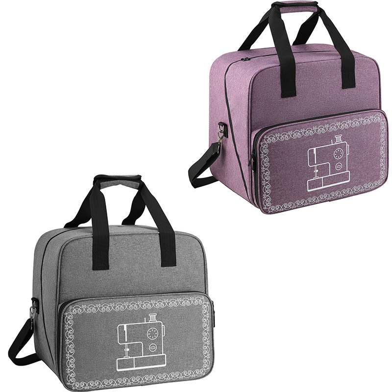 大型ミシンバッググレーカラー収納袋トート多機能ポータブル旅行 - Travel Accessories To Sew のレビューと価格