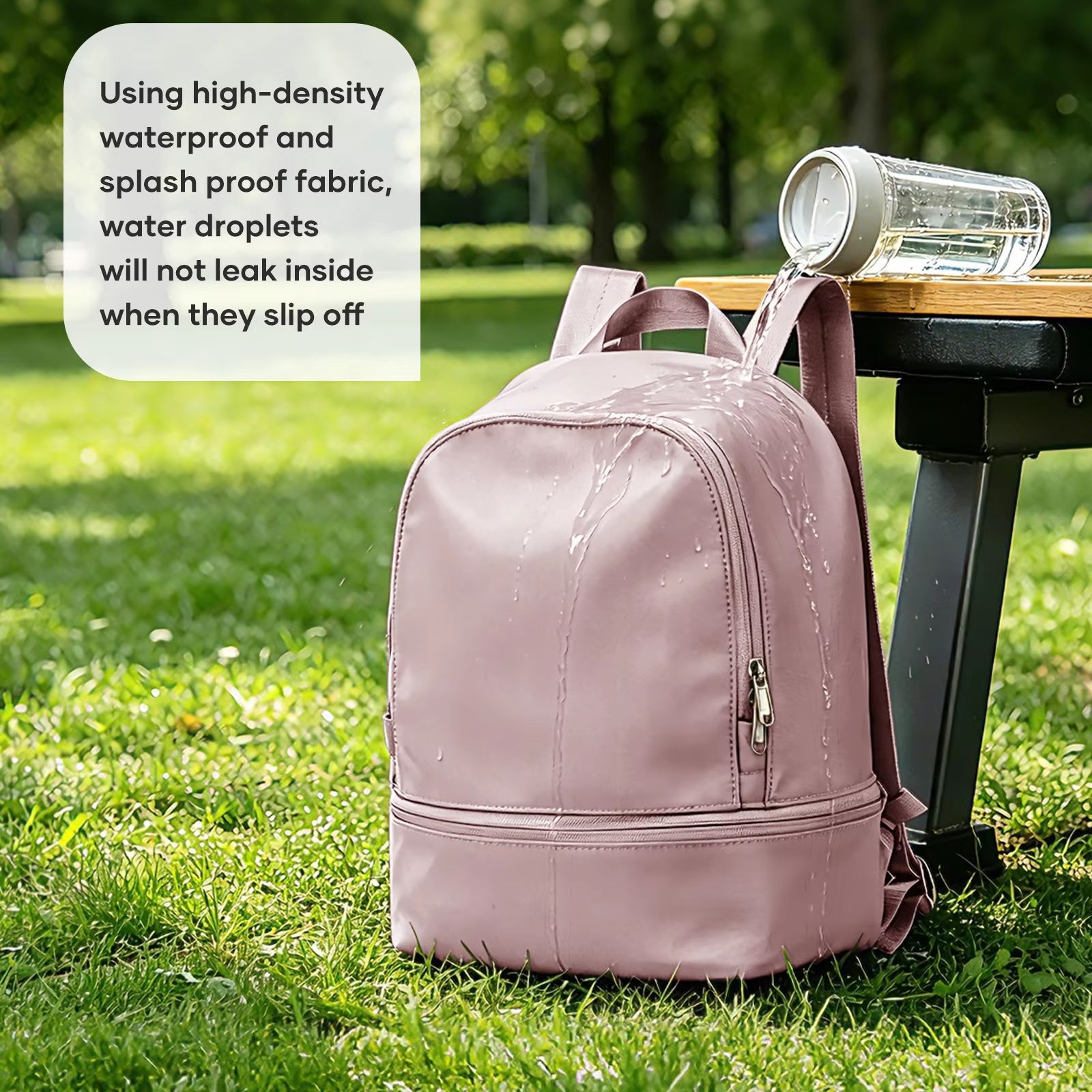 女性用バッグ、靴用コンパートメント付き小型スポーツバックパッ - Shoe Bag Travel のレビューと価格