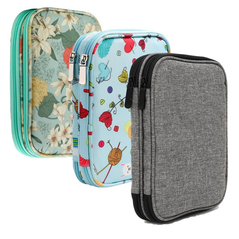 編み針用収納バッグ,ニット針,かぎ針編みのケース,トラベルケ - Travel Accessories To Sew のレビューと価格