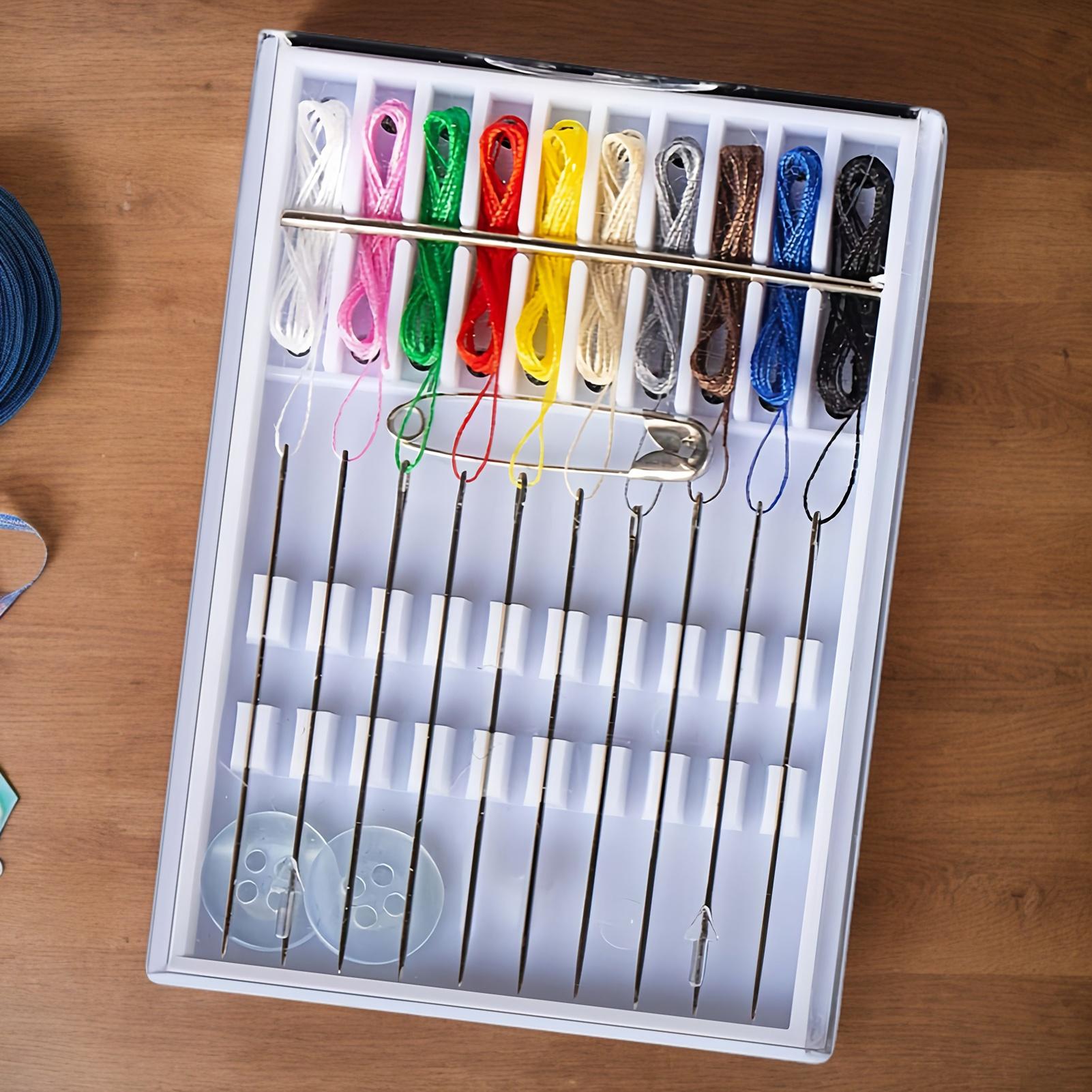 10色の糸付き小型家庭用旅行用裁縫箱、衣類用品アクセサリー、 - Travel Accessories To Sew のレビューと価格