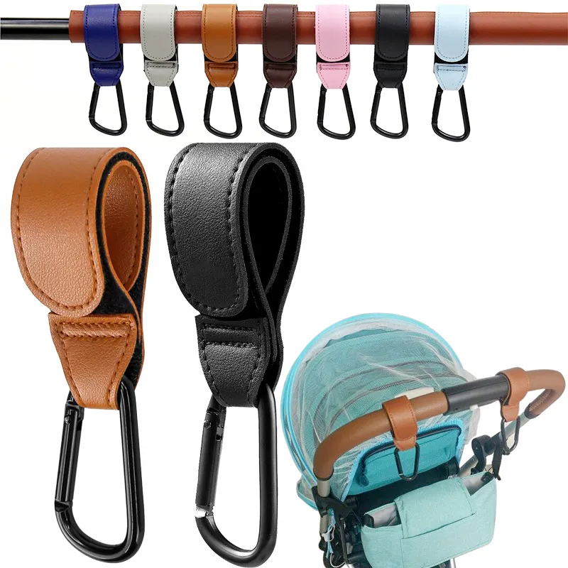 ベビーカーフックファッションPUレザー調節可能なベビーカーフ - Travel Accessories For 2 Year Old のレビューと価格