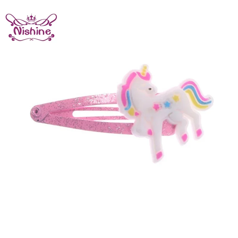 西根 10 ピース/ロットユニコーンヘアクリップ漫画動物ヘア - Travel Accessories For 2 Year Old のレビューと価格