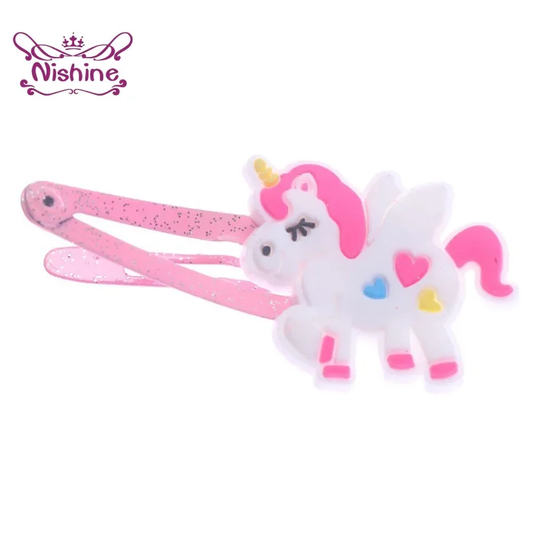 西根 10 ピース/ロットユニコーンヘアクリップ漫画動物ヘア - Travel Accessories For 2 Year Old のレビューと価格